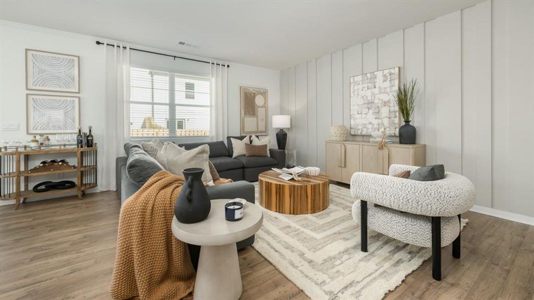 Furnished interior view inside a new home in Barrett Cove, Marietta (Image 21).