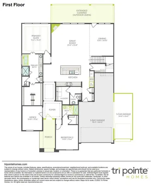 2D floor plan layout of this home in Woodson’s Reserve, Spring, TX (Image 3).