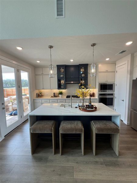 Furnished interior view inside a new home in Goodnight Ranch, Austin (Image 16). Furnished interior view inside a new home in Goodnight Ranch, Austin (Image 16).