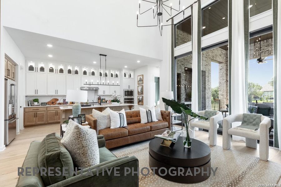 Furnished interior view inside a new home in Alsatian Oaks, Castroville (Image 29). Furnished interior view inside a new home in Alsatian Oaks, Castroville (Image 29).