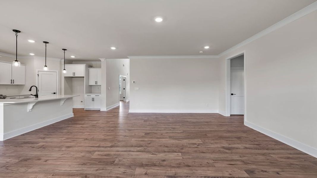 Representative unfurnished interior of a home built from the Fleetwood by D.R. Horton in Harrison Valley, Simpsonville (Image 26).