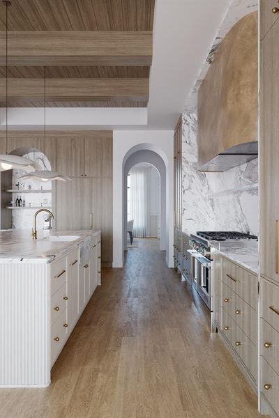 Furnished interior view inside a new home in , Dallas (Image 13).