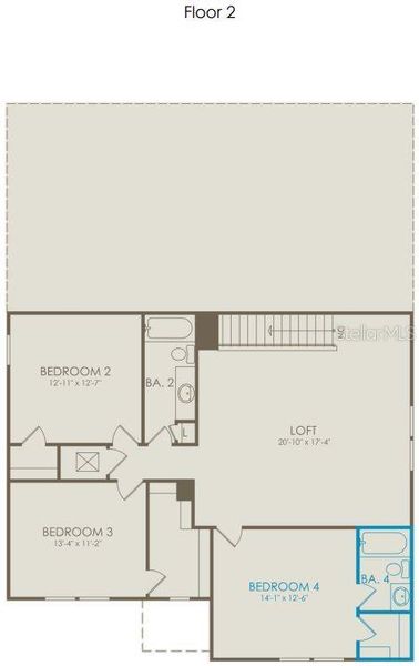 Floor Plan - Floor Two