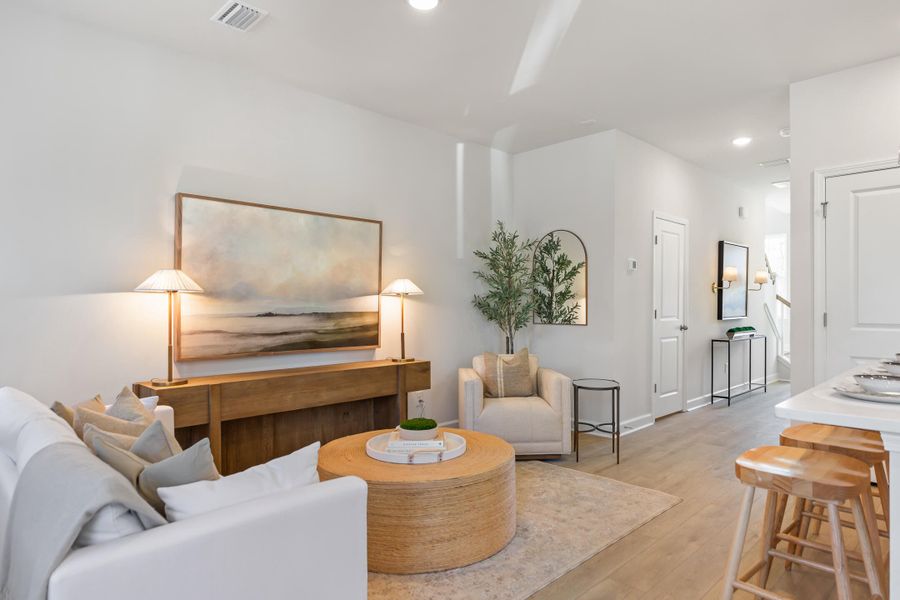 Furnished interior view inside a new home in Windward Village, Summerville (Image 9). Furnished interior view inside a new home in Windward Village, Summerville (Image 9).
