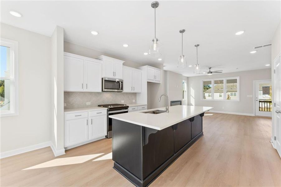 Furnished interior view inside a new home in East Park Village, Kennesaw (Image 6).