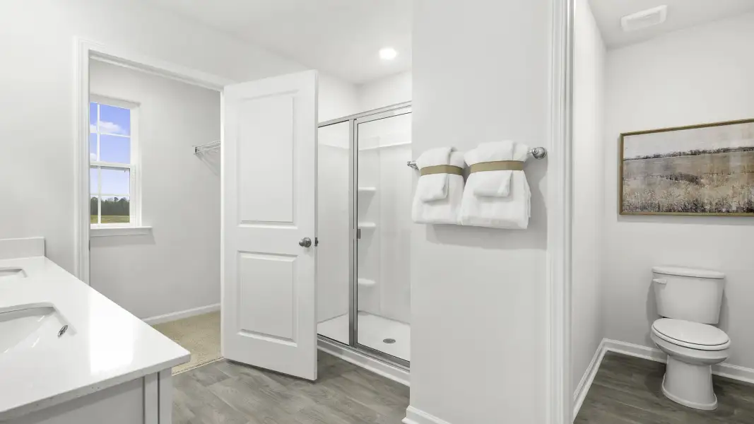 Furnished interior view inside a new home in Quail Haven, Winston-Salem (Image 26).