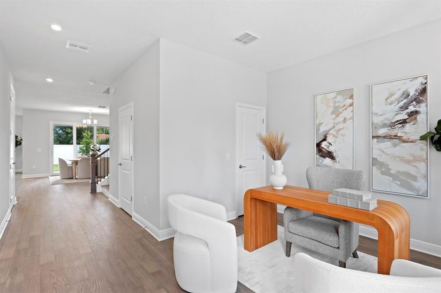 Furnished interior view inside a new home in , Tampa (Image 8).