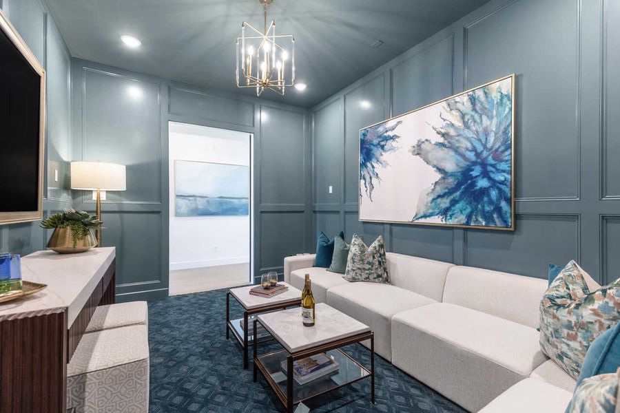 Representative Entertainment Room - some options shown