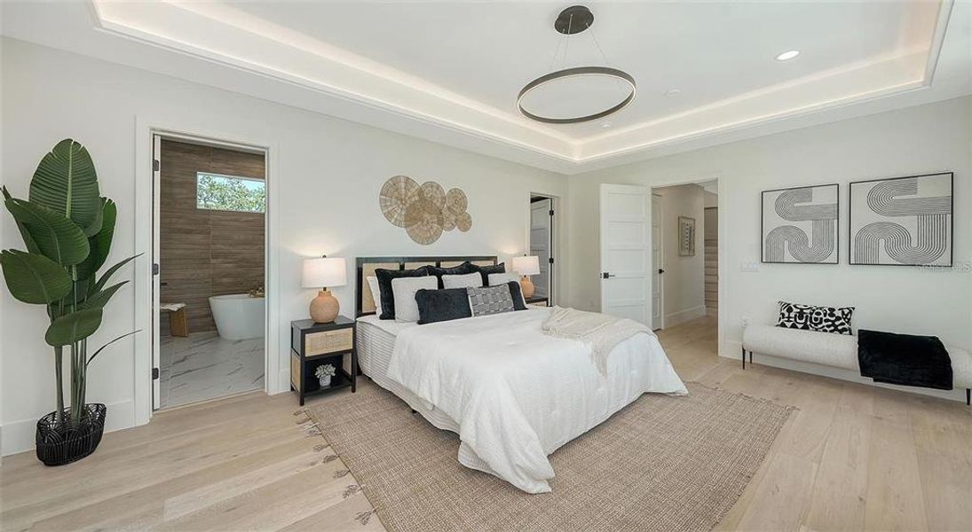 Furnished interior view inside a new home in , Sarasota (Image 56).