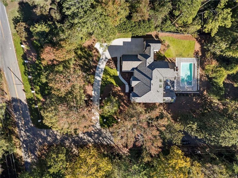Exterior details and patio area of a home in , Sandy Springs (Image 33). Exterior details and patio area of a home in , Sandy Springs (Image 33).