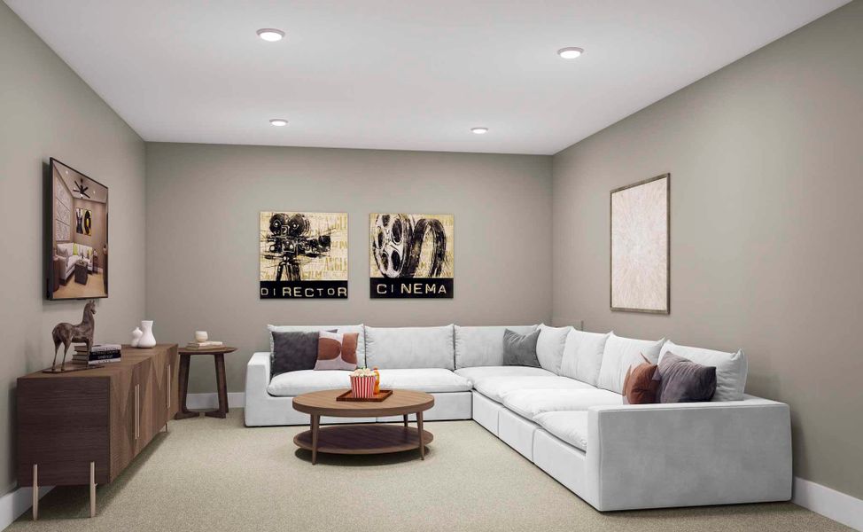 Representative furnished interior of a home built from the Balfour by Tri Pointe Homes in Trillium, Richmond (Image 7).