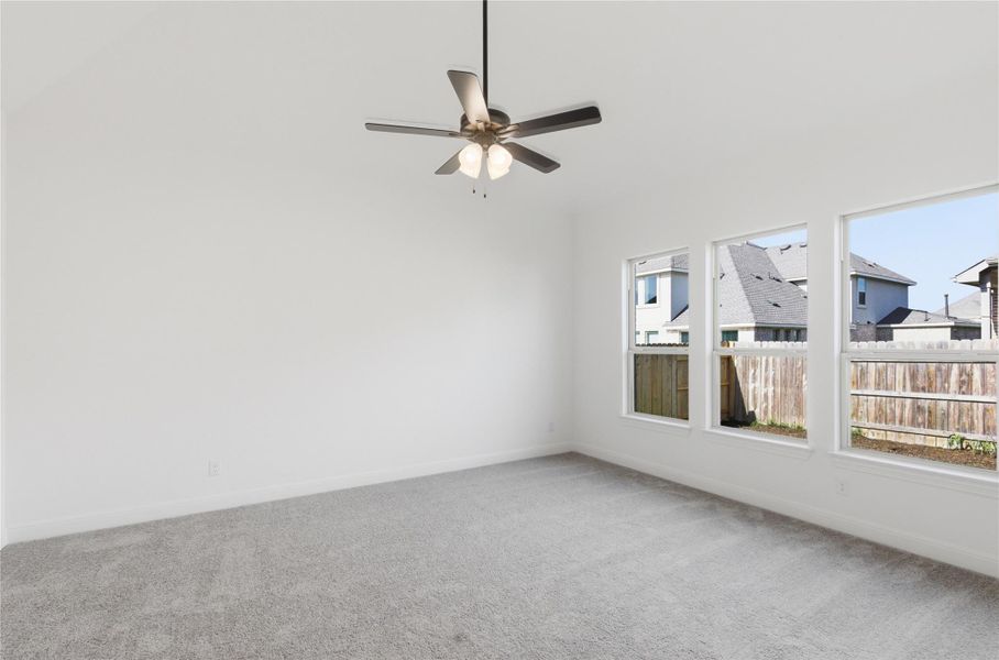 Spacious, unfurnished interior of a new home in Hawkes Landing, Leander (Image 10). Spacious, unfurnished interior of a new home in Hawkes Landing, Leander (Image 10).