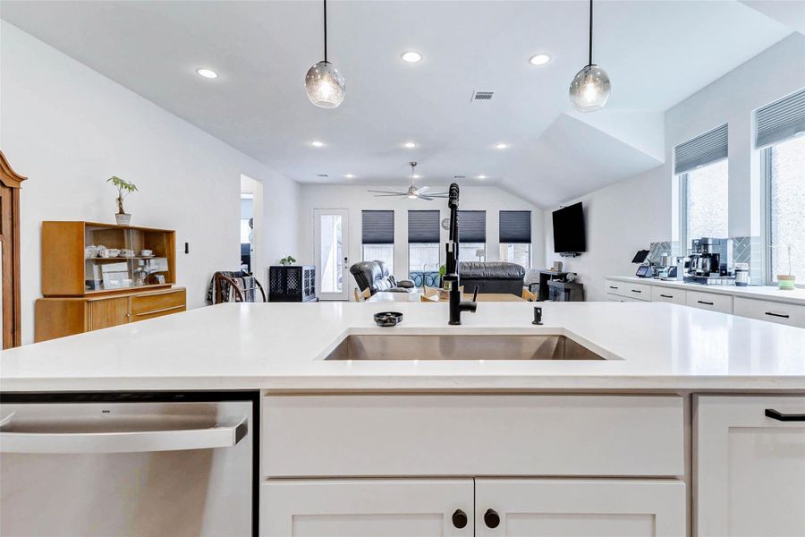 Furnished interior view inside a new home in Cross Creek West 55', Fulshear (Image 17).