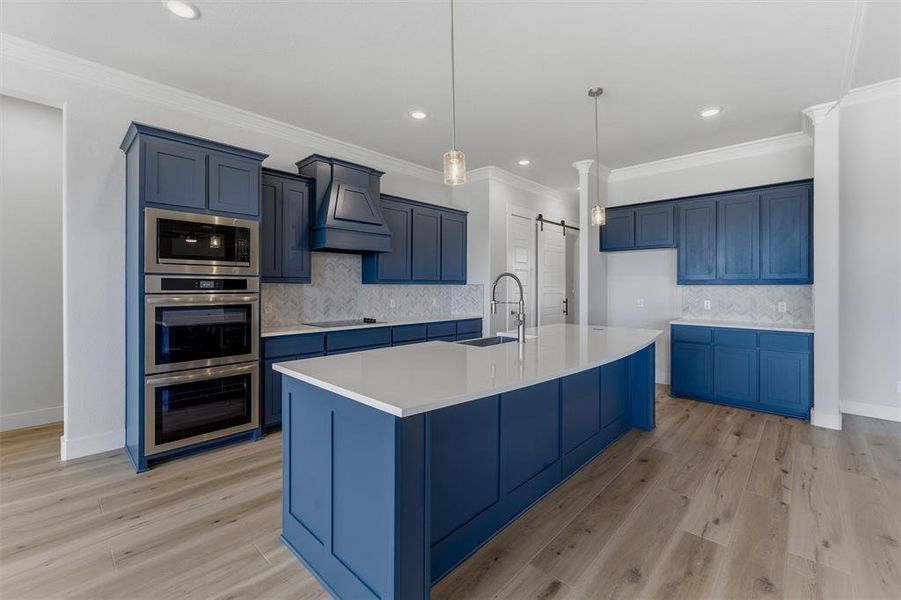 Furnished interior view inside a new home in Eagle Ridge Estates, Weatherford (Image 10).
