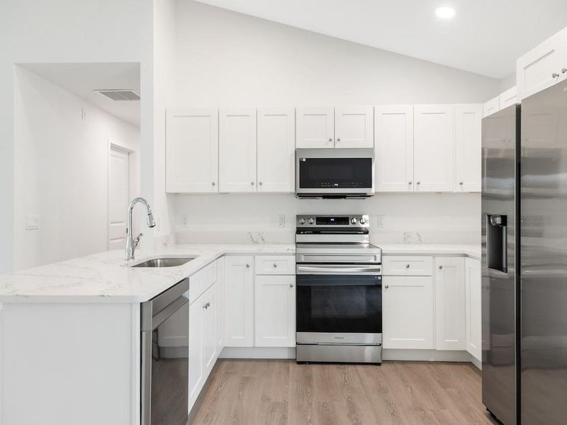 Ample kitchen storage