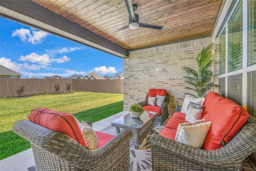 Exterior details and patio area of a home in , Bryan (Image 21). Exterior details and patio area of a home in , Bryan (Image 21).