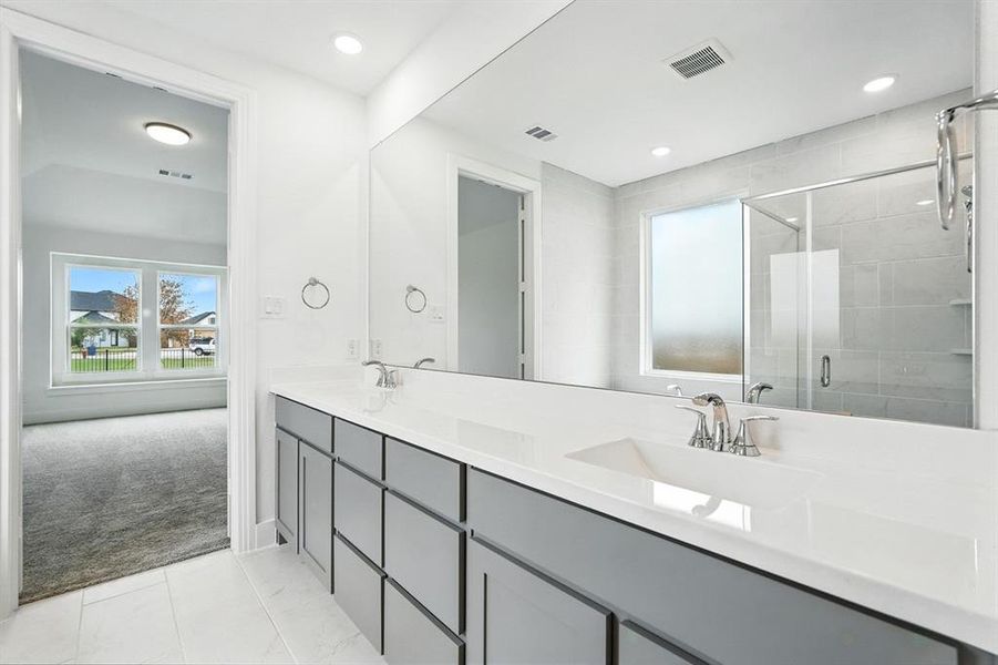 Furnished interior view inside a new home in Sonoma Verde: 60ft. lots, McLendon-Chisholm (Image 11).