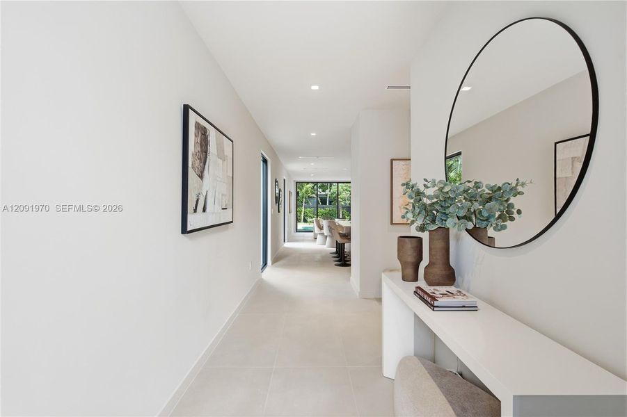 Furnished interior view inside a new home in , Miami (Image 39).