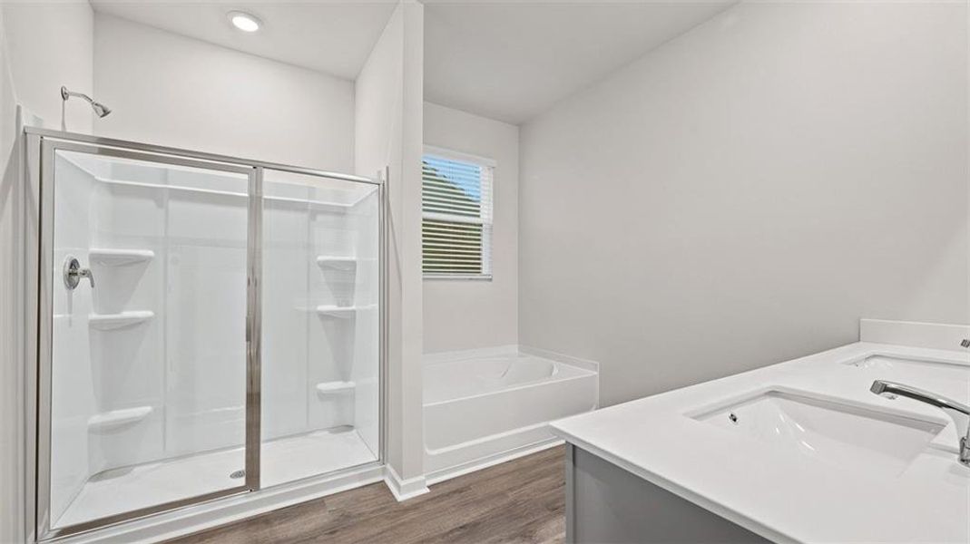 Furnished interior view inside a new home in Bridle Creek, Locust Grove (Image 10). Furnished interior view inside a new home in Bridle Creek, Locust Grove (Image 10).