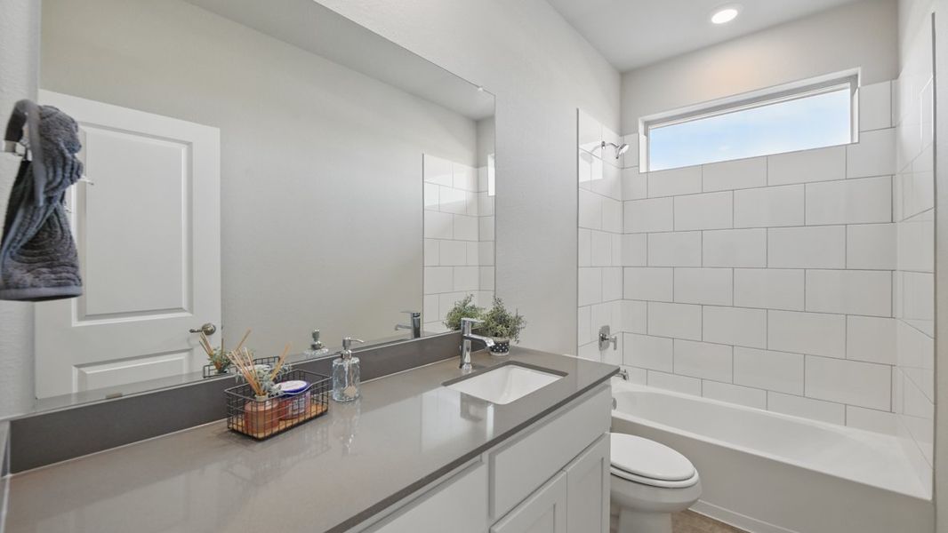 Representative furnished interior of a home built from the AVERY by D.R. Horton in Pecan Square, Northlake (Image 13). Representative furnished interior of a home built from the AVERY by D.R. Horton in Pecan Square, Northlake (Image 13).