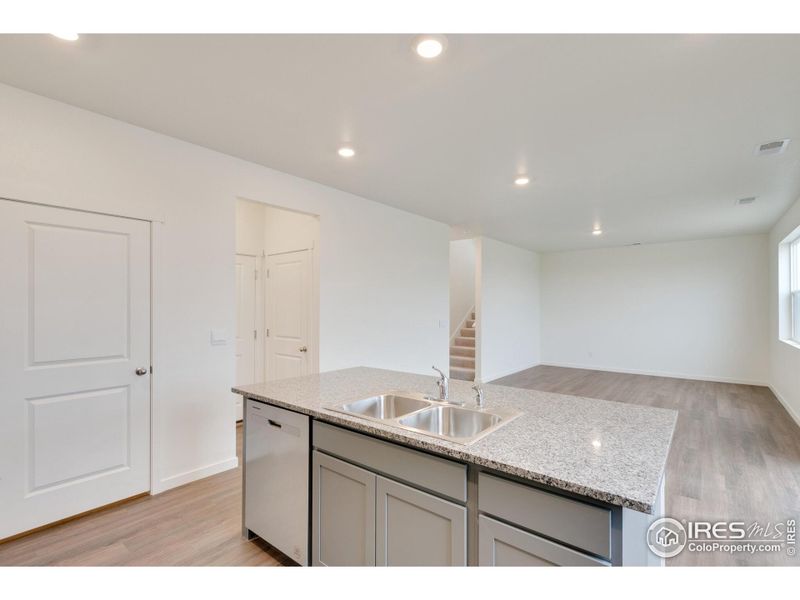 Furnished interior view inside a new home in Silver Peaks, Lochbuie (Image 5).