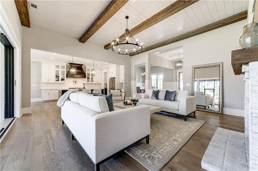 Furnished interior view inside a new home in , Canton (Image 34). Furnished interior view inside a new home in , Canton (Image 34).