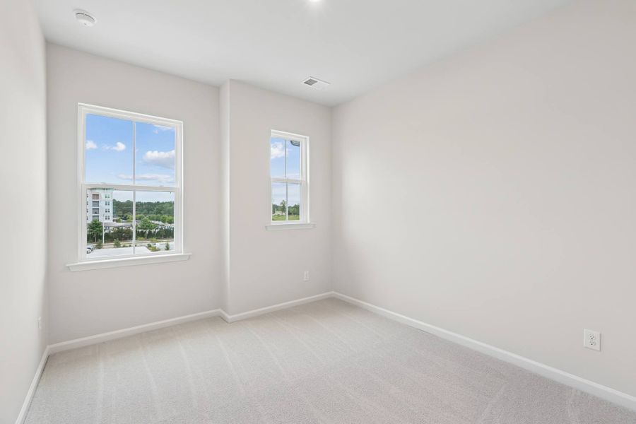 Representative unfurnished interior of a home built from the Huck by Tri Pointe Homes in Twinleaf Townes, Chapel Hill (Image 20). Representative unfurnished interior of a home built from the Huck by Tri Pointe Homes in Twinleaf Townes, Chapel Hill (Image 20).