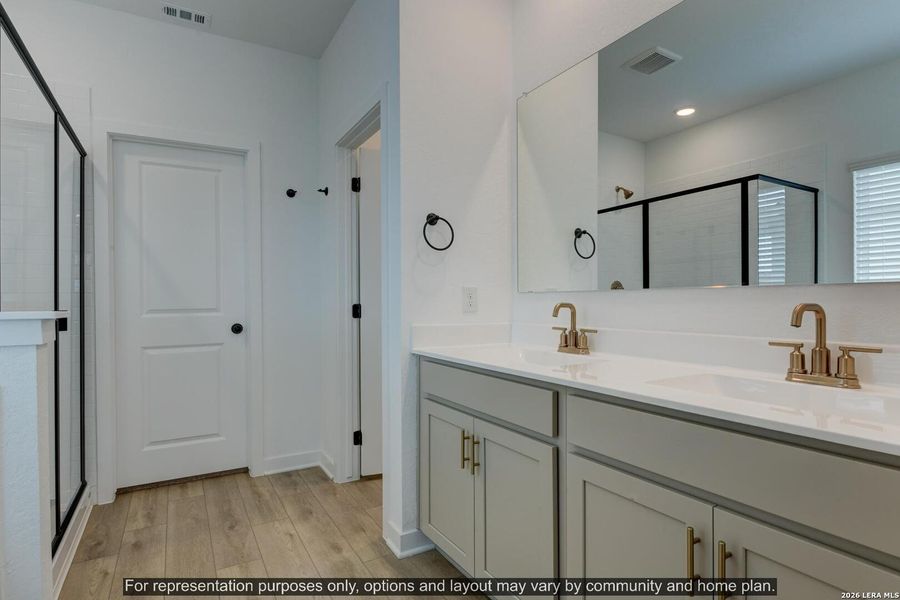 Furnished interior view inside a new home in Arcadia Ridge, San Antonio (Image 12).