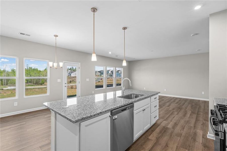Furnished interior view inside a new home in Twin Lakes, Hoschton (Image 8).