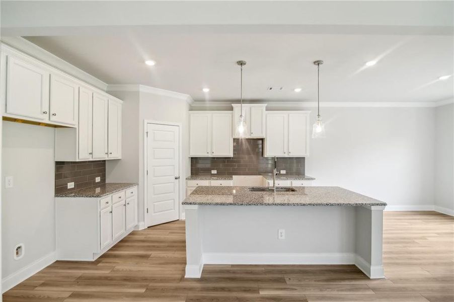 Furnished interior view inside a new home in Crofton Place Enclave, Snellville (Image 6).