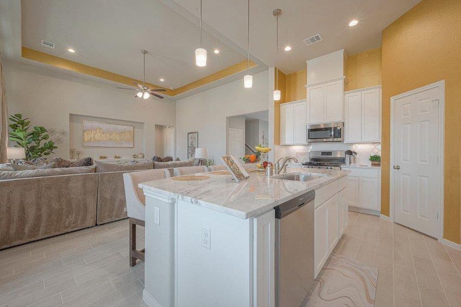 Furnished interior view inside a new home in Grand Magnolia, Magnolia (Image 16).