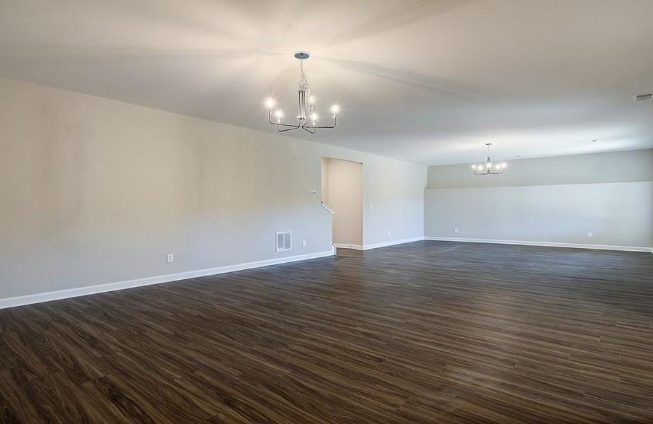 Spacious, unfurnished interior of a new home in Courtyards at Traditions, Cumming (Image 21).