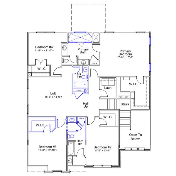 2D floor plan layout of this home in Lilah Grove, Summerfield, NC (Image 3). 2D floor plan layout of this home in Lilah Grove, Summerfield, NC (Image 3).