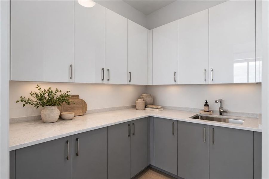 Furnished interior view inside a new home in The Dillon Buckhead, Atlanta (Image 16).