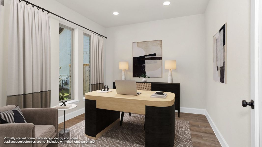 Furnished interior view inside a new home in Jordan Ranch, Fulshear (Image 7).