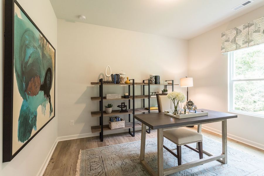 Representative furnished interior of a home built from the McDowell - Genesis Value Collection by Mungo Homes in Stapleton, Clemmons (Image 9).