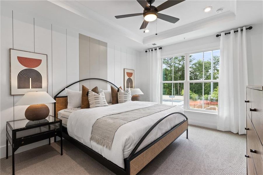 Furnished interior view inside a new home in 1871 Hollywood, Atlanta (Image 20).