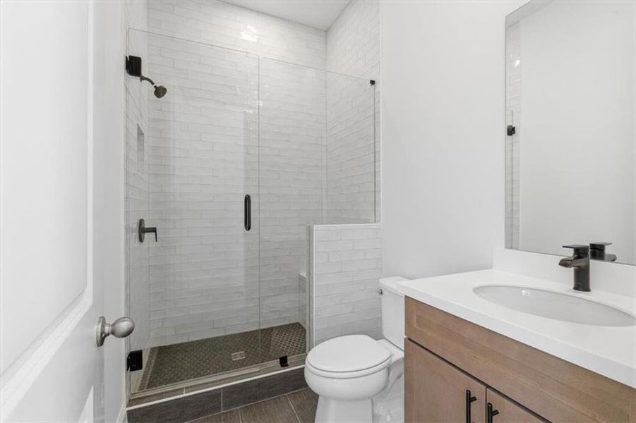 Furnished interior view inside a new home in , Woodstock (Image 10).