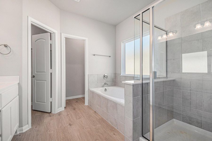 Furnished interior view inside a new home in Clear View Estates, Willis (Image 9).