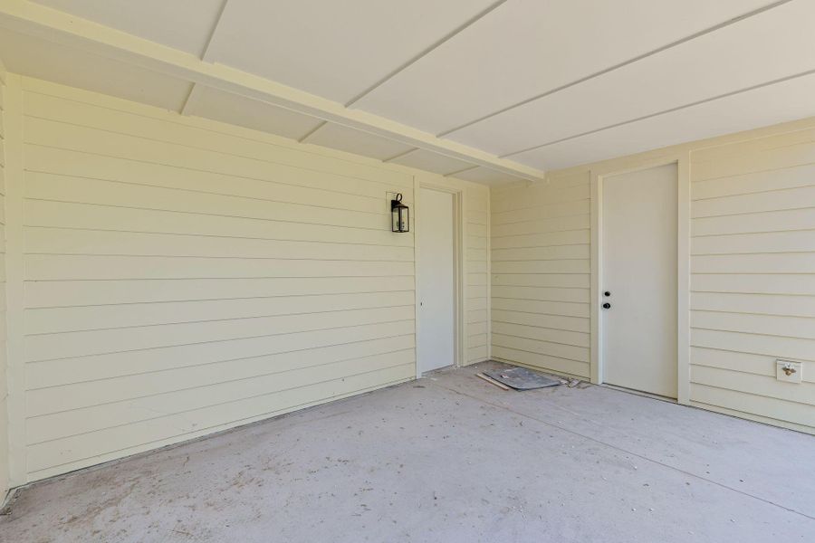 Exterior details and patio area of a home in , Mount Pleasant (Image 29). Exterior details and patio area of a home in , Mount Pleasant (Image 29).