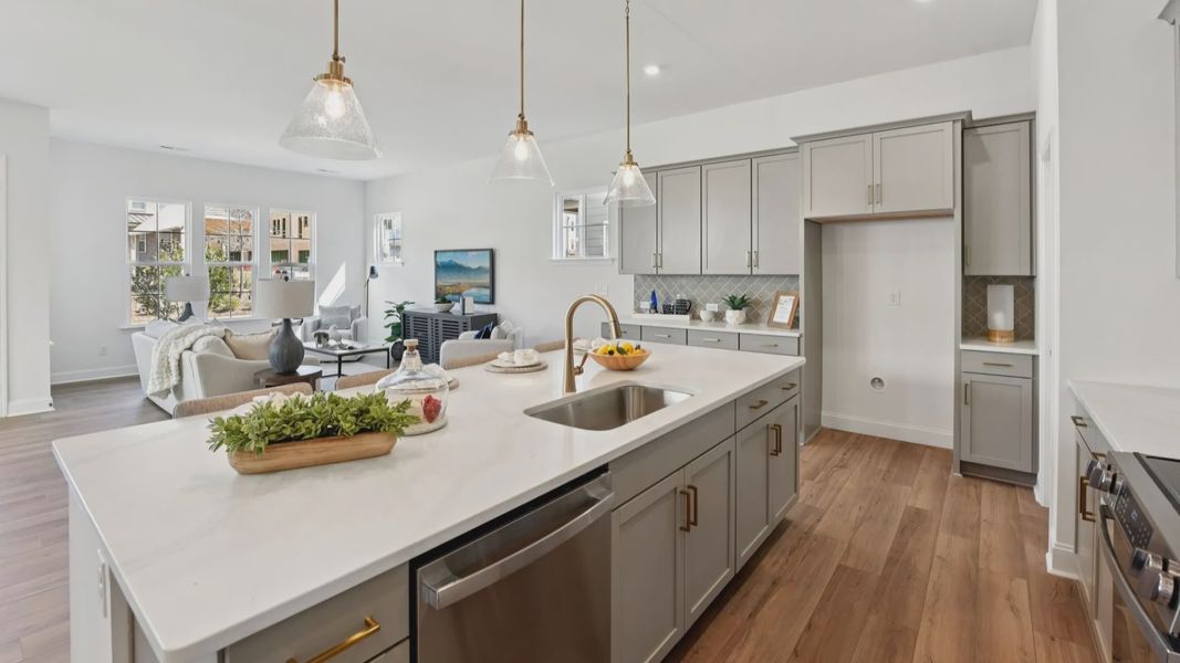 The Brentwood Plan by DRB Homes in The River District, Charlotte NC. - Kitchen The Brentwood Plan by DRB Homes in The River District, Charlotte NC. - Kitchen