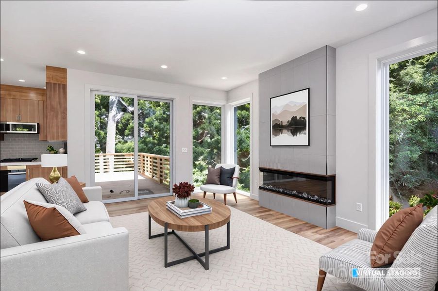 Back Deck Access from Living Area Back Deck Access from Living Area