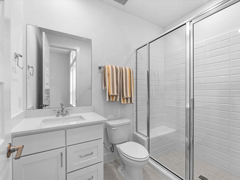 Furnished interior view inside a new home in Dunham Pointe, Cypress (Image 16).