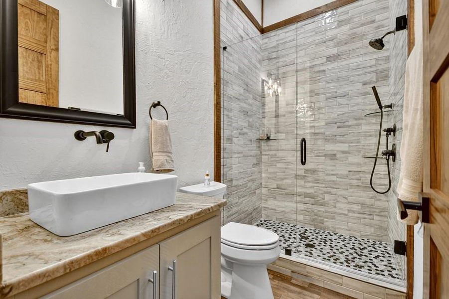 Furnished interior view inside a new home in , Mineral Bluff (Image 78).