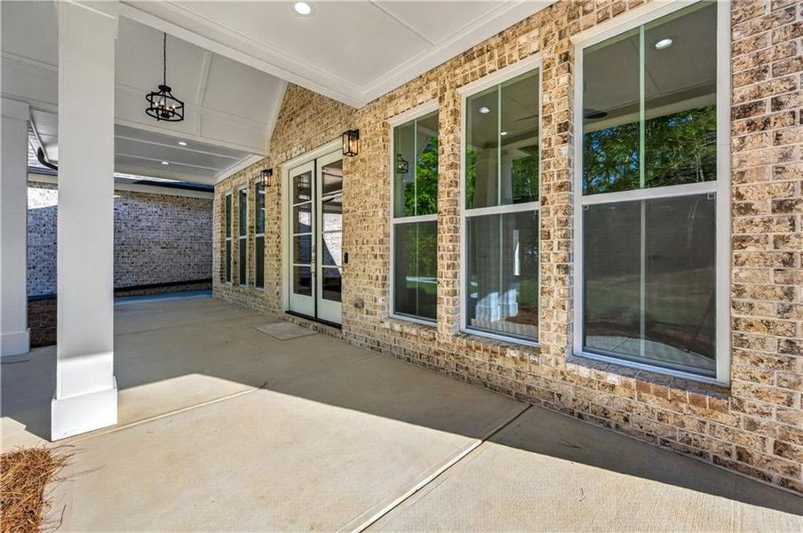 Exterior details and patio area of a home in , Locust Grove (Image 3).