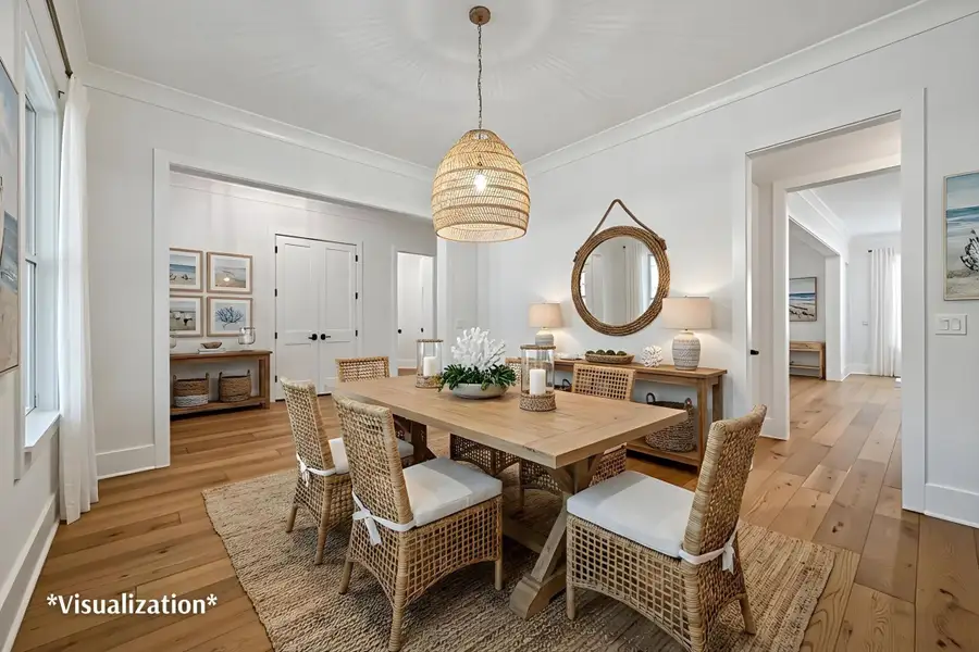 Furnished interior view inside a new home in , Seabrook Island (Image 6).