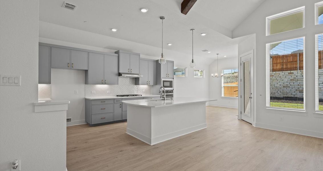 Furnished interior view inside a new home in Highland Village, Georgetown (Image 13).