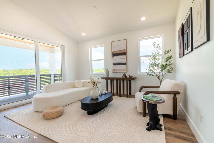 Furnished interior view inside a new home in , St. Augustine (Image 11). Furnished interior view inside a new home in , St. Augustine (Image 11).