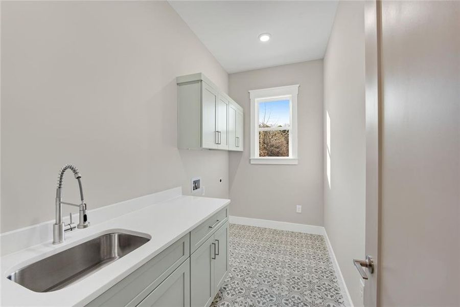 Furnished interior view inside a new home in , Hiram (Image 8).