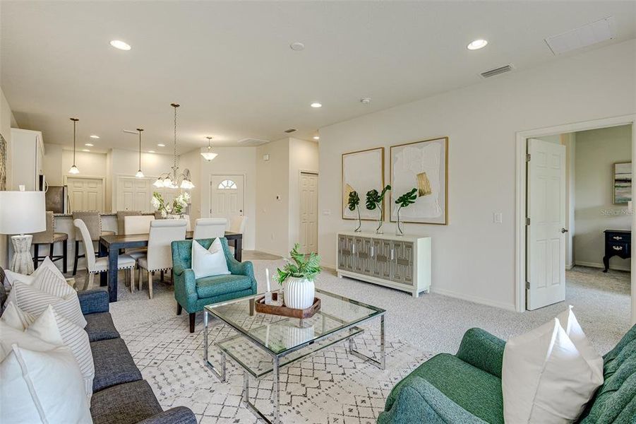 Furnished interior view inside a new home in , Winter Haven (Image 32).